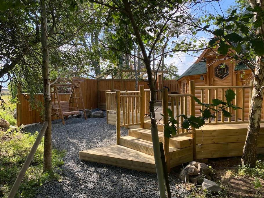 Craigshannoch Luxury 1 Bed Woodland Lodge Hot Tub Kintore Екстер'єр фото