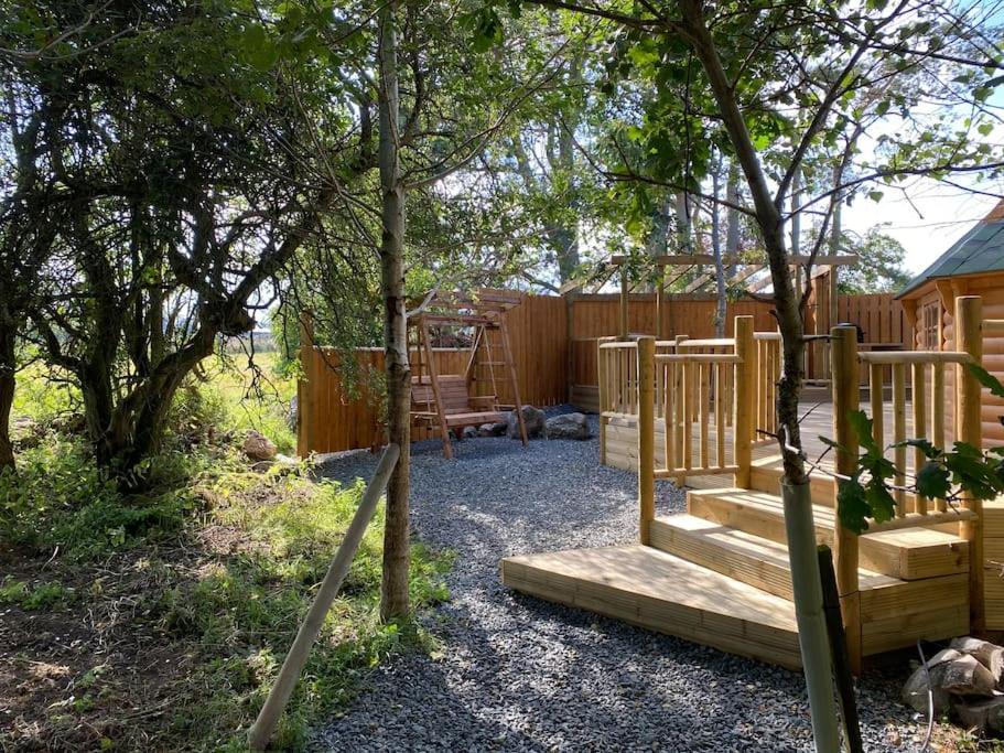 Craigshannoch Luxury 1 Bed Woodland Lodge Hot Tub Kintore Екстер'єр фото